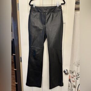 🔥Harley-Davidson Women’s Genuine Leather Riding Pants with Zipper Hems - Size 8